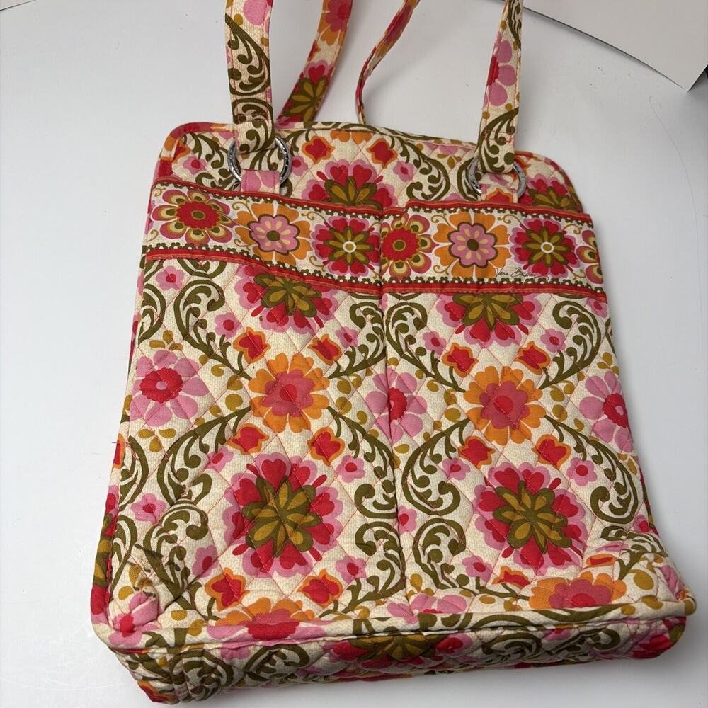 Vera Bradley Folkloric Essential Tote Women's Bag 14 in X 11 inX 3 1/2 in - Picture 2 of 8